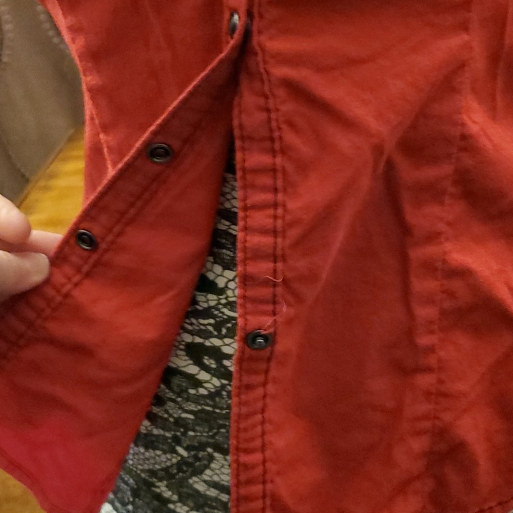 Old Navy fitted top w/tie sleeves, size XS - Picture 3 of 4